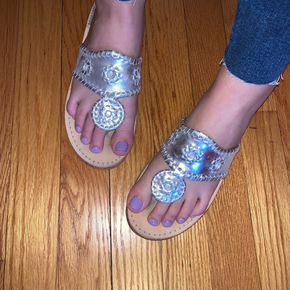 Jack Rogers - silver size 7 women’s sandal
